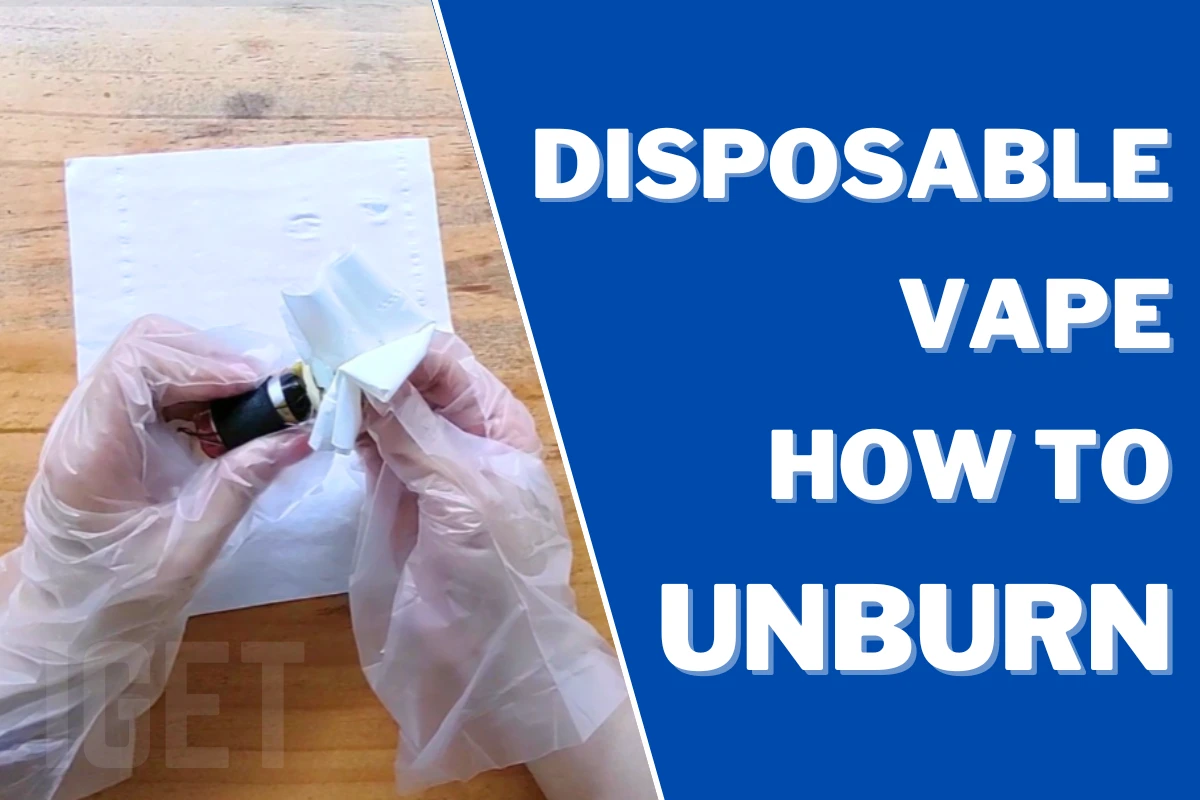 How To Unburn A Disposable Vape Cover