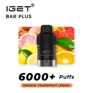 IGET Bar Plus Pod Orange Grapefruit Lemon