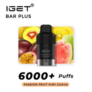 IGET Bar Plus Pod Passion Fruit Kiwi Guava