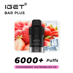 IGET Bar Plus Pod Strawberry Watermelon Ice