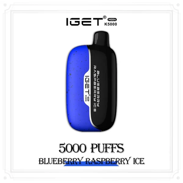 IGET Moon Blueberry Raspberry Ice 5000 Puffs