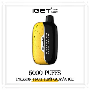 IGET Moon Passion Fruit Kiwi Guava Ice 5000 Puffs